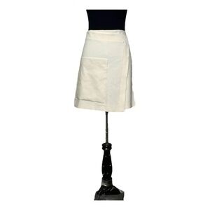 Halston Heritage Cream A-Line Skirt